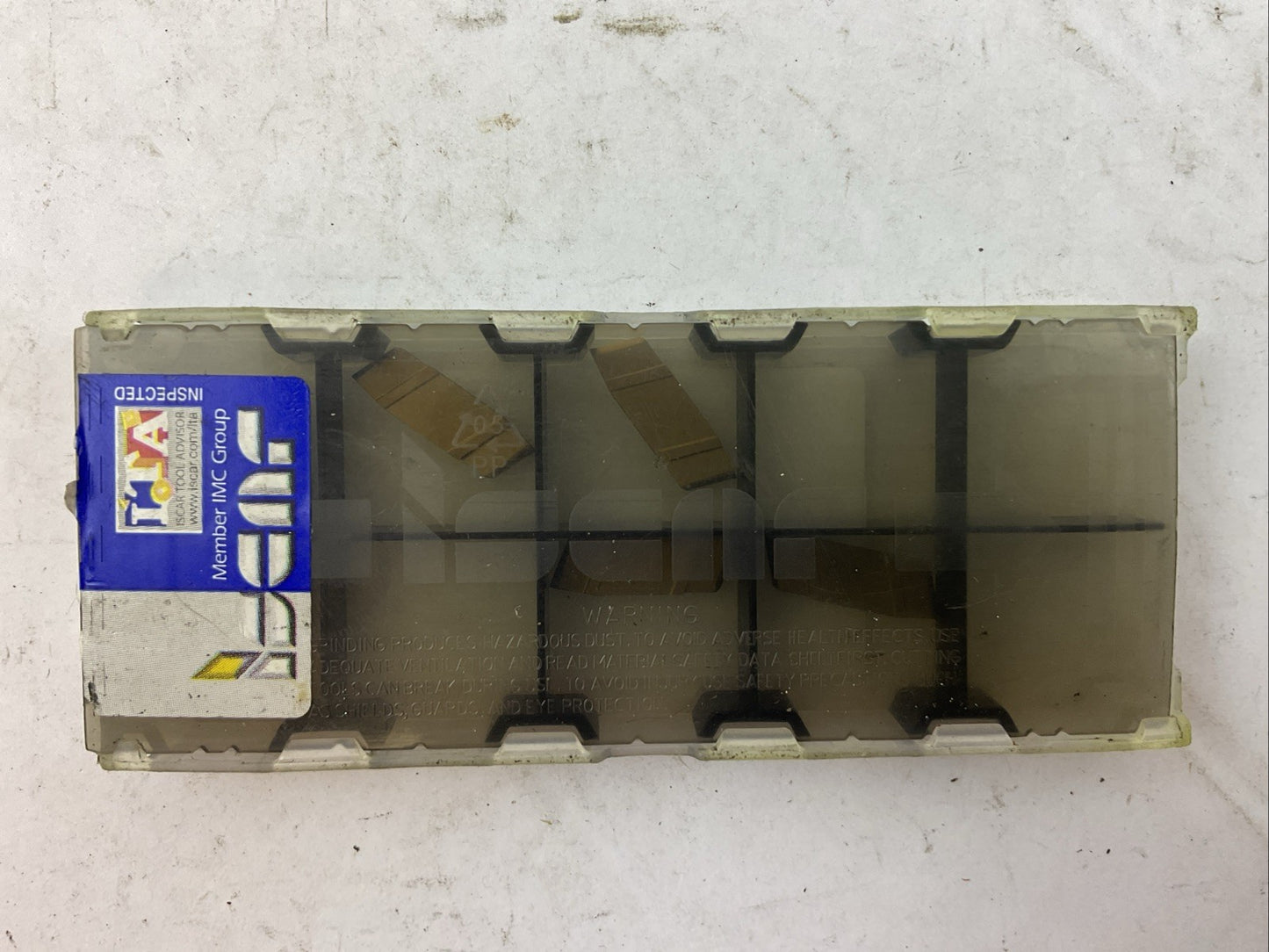 ISCAR GIP 2.00-1.00 IC808 CARBIDE INSERT (LOT OF 4)