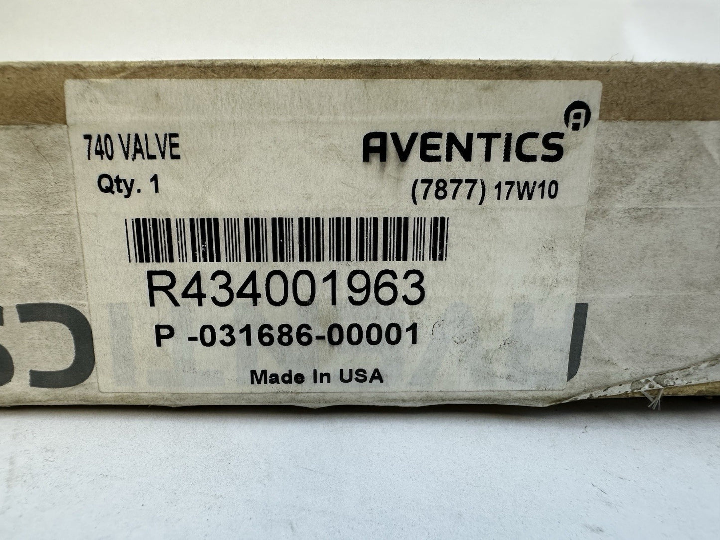 AVENTICS R434001963 SERIES 740 PNEUMATIC SOLENOID VALVE 120VAC 150 PSI AIR VALVE