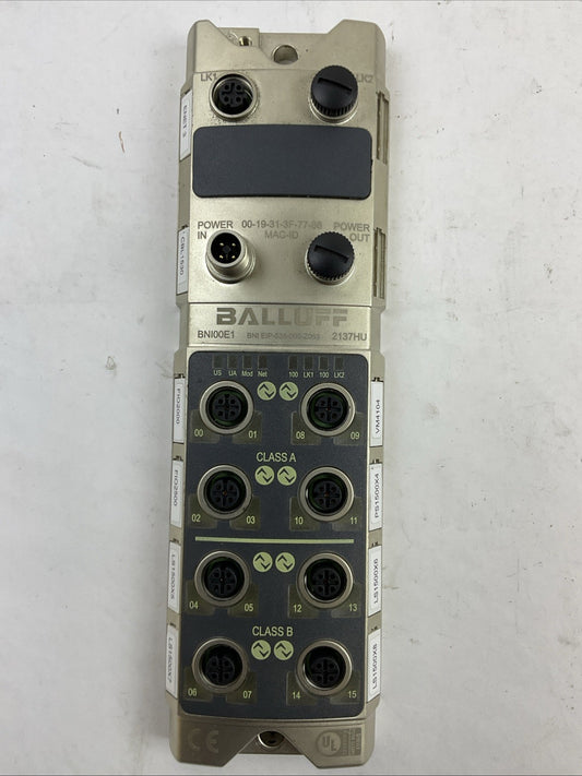 BALLUFF BNI00E1 BNI EIP-538-005-Z063 NETWORK BLOCK