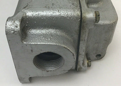 WESTINGHOUSE TYPE HDW PUSHBUTTON STATION 43 E 1308  600VOLTS