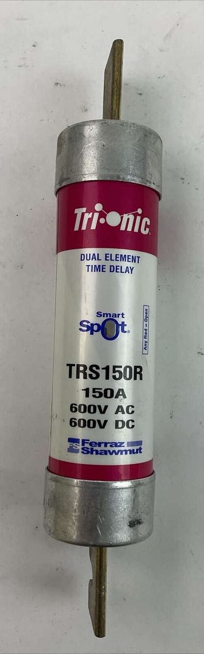 FERRAZ SHAWMUT TRS150R TRI-ONIC SMART SPOT DUAL ELEMENT FUSE 600V 150AMP