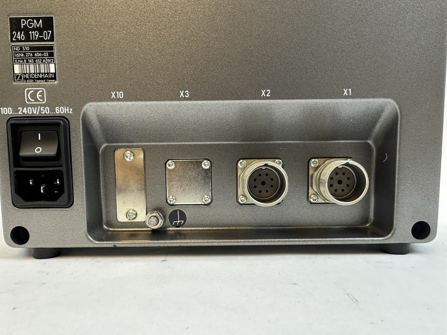 HEIDENHAIN PGM 246 119-07 DIGITAL DISPLAY PANEL INPUT 100-240V 50-60HZ