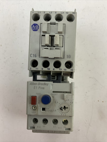 ALLEN BRADLEY STARTER (100-C16*10 SER B COIL 120V + 193-EECB SER C 1.0-5.0A)