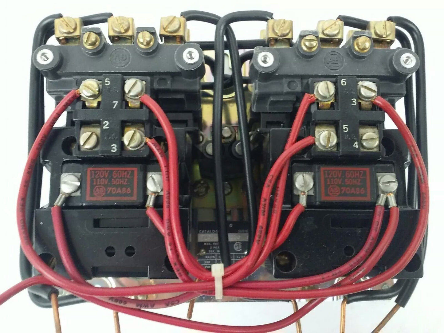 ALLEN BRADLEY 715X-AOD3000 SER. L, TWO SPEED STARTER,SIZE 0,3PH, 575V, 120V COIL