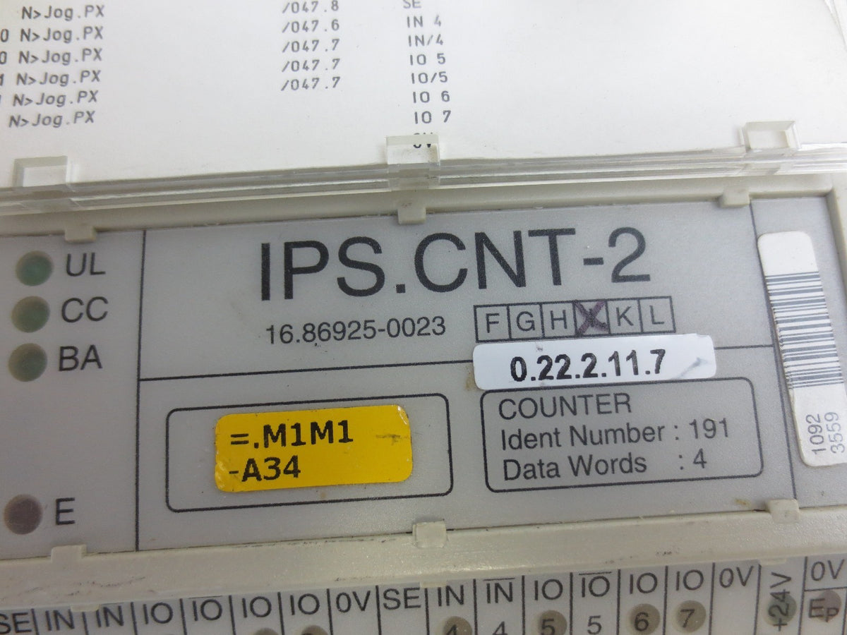 MAN ROLAND IPS.CNT-2 COUNTER MODULE + IPS.DI-1C DIGITAL INPUT +  IPS.DIO-1C I/O