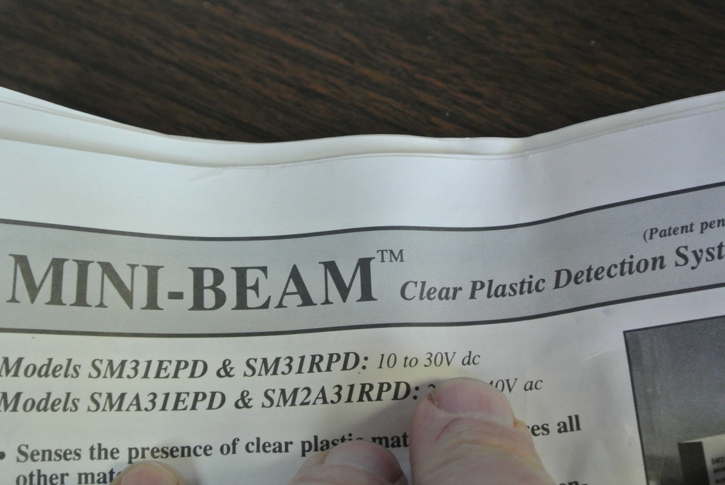 BANNER SM2A31RPDQD / 26968 - DETECTION SYSTEM RECEIVER - NEW SURPLUS