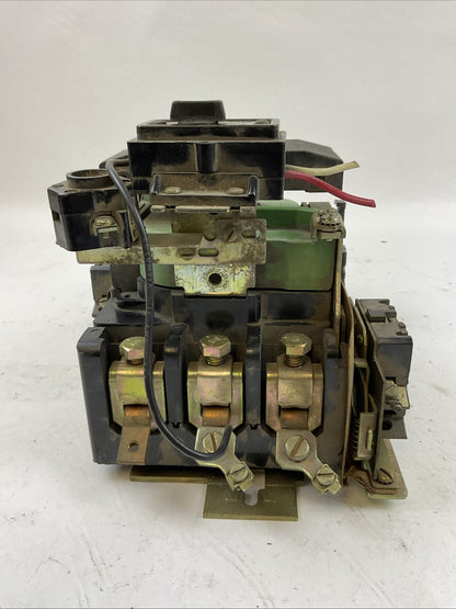 GE CR208E100EFD SIZE 3 STARTER 600VAC 90A 3PH 50HP COIL 120V 123F487B HEATERS