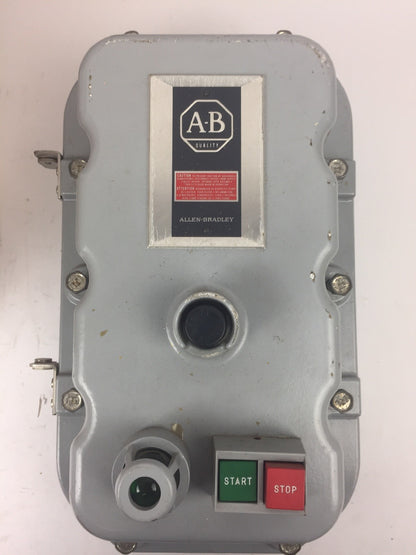 ALLEN BRADLEY 509-AEXWD-1-4G SINGLE PHASE MAGNETIC MOTOR CONTROLLER SIZE 0