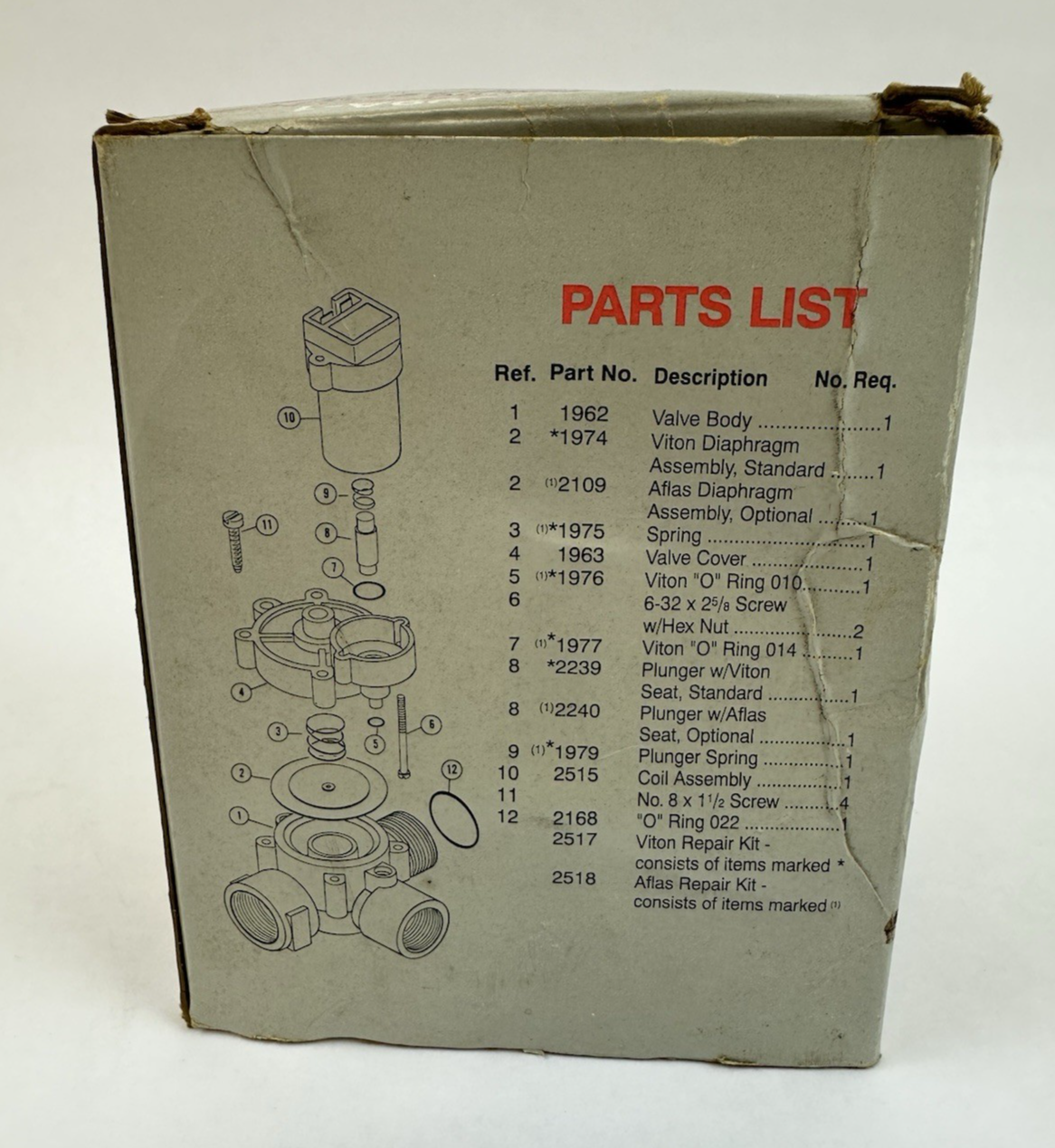 TEXAS REMCOR ELECTRIC BOOM SHUTOFF SOLENOID VALVE 1999A-1 12V 1.1AMP