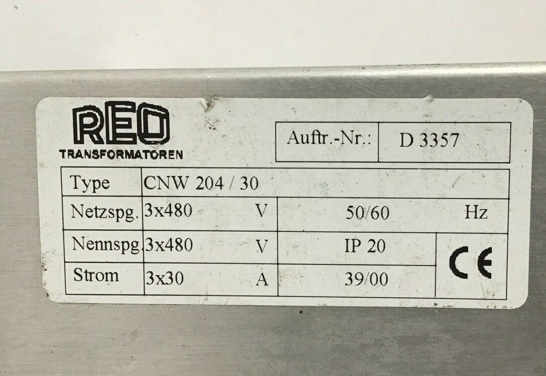 REO  CNW 240/30 LINE FILTER 30 AMP 480V
