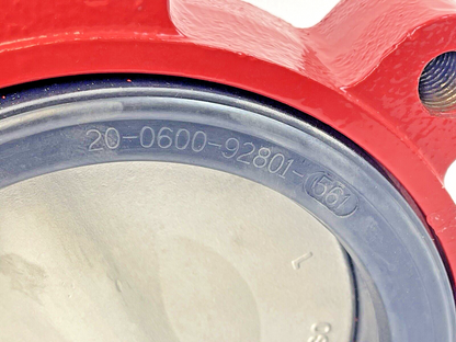 BRAY 50-0406-12610-532 VALVE STATUS MON/ 20-0600-92801 - 6" BV/MANUAL HANDLE