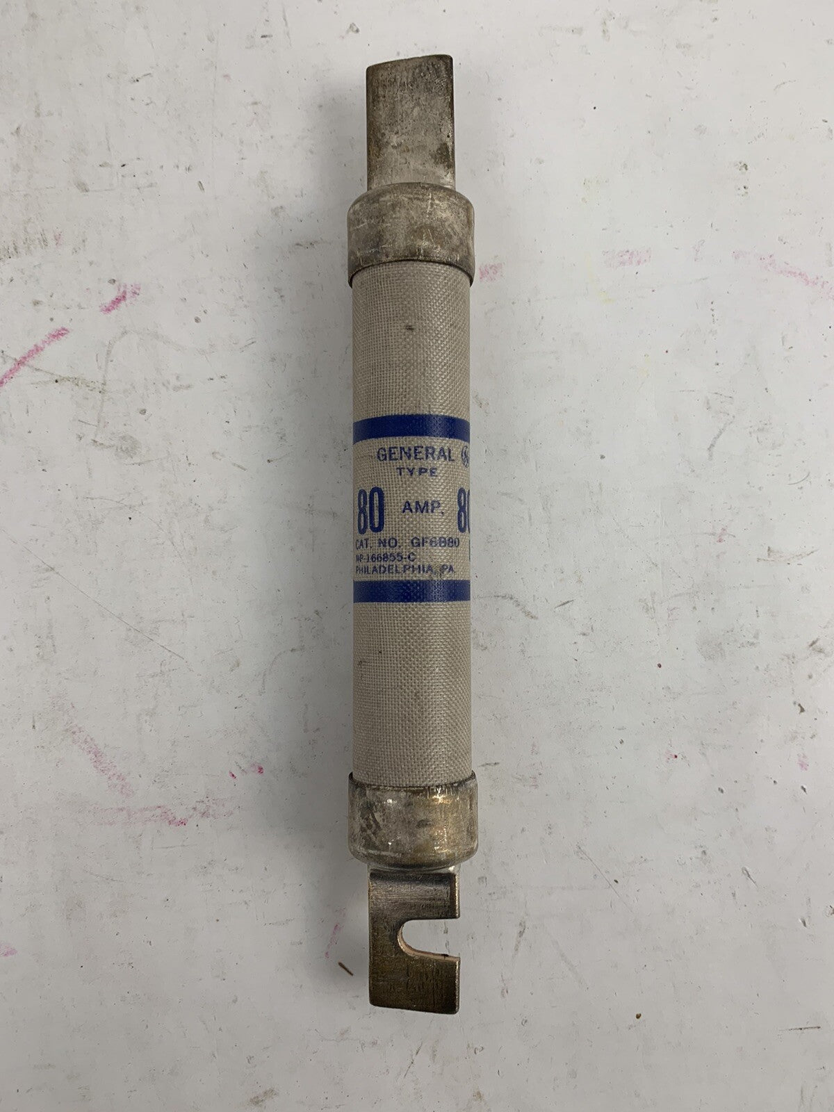 General Electric GF6B80 80A 600V Fuse "Lot of 3"