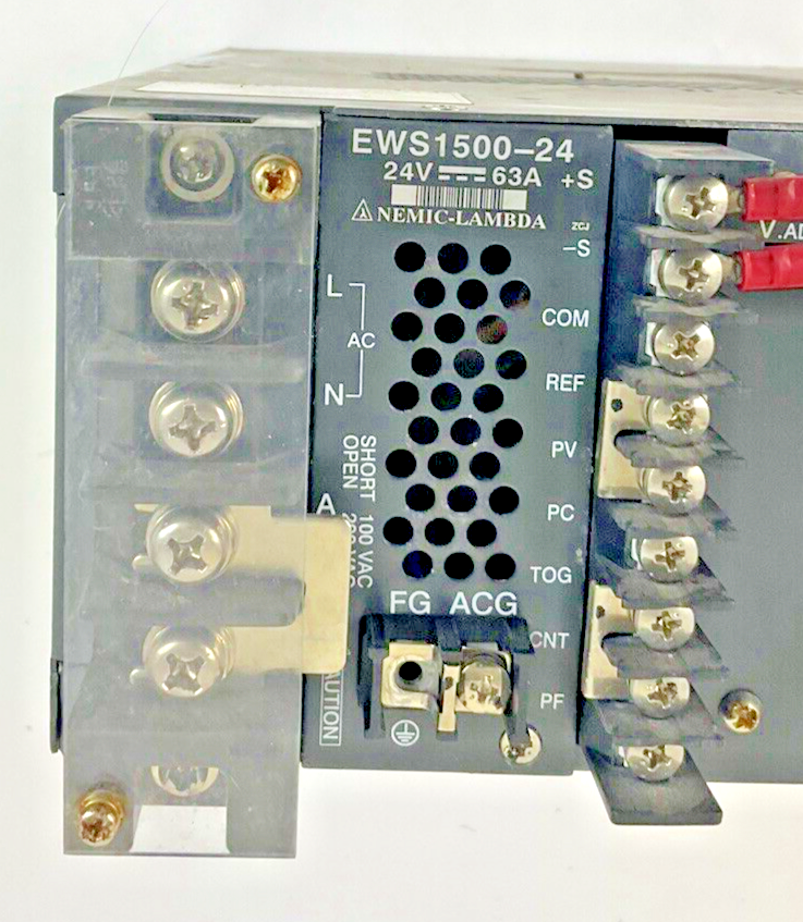 NEMIC-LAMBDA EWS1500-24 POWER SUPPLY 63A 24VDC 240VAC 2055WATT 50/60HZ