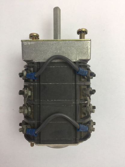 WESTINGHOUSE 658A615G02 TYPE W2 SWITCH 600V 20A ROTARY SWITCH MISSING HANDLE