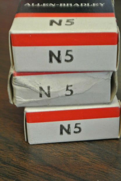 LOT of 3 / ALLEN-BRADLEY N5 THERMAL OVERLOAD HEATER ELEMENTS / NEW SURPLUS