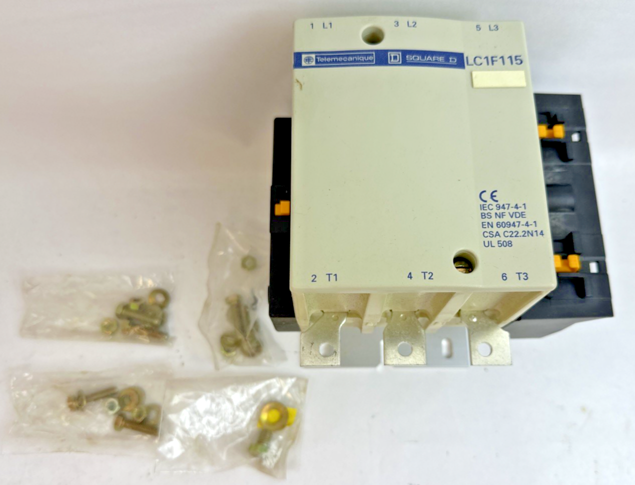 TELEMECANIQUE LC1F115 CONTACTOR 600VAC 175A