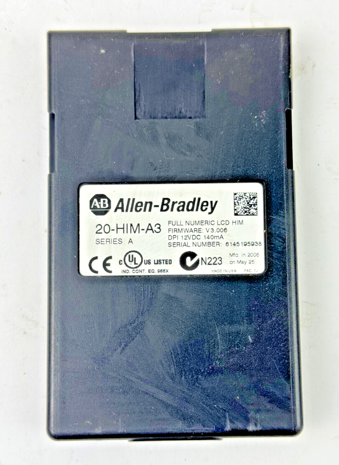 ALLEN-BRADLEY - 20AD8P0A0AYYNNNN SER. A - POWERFLEX 70 -480 VAC/3 PHASE-SEE COND