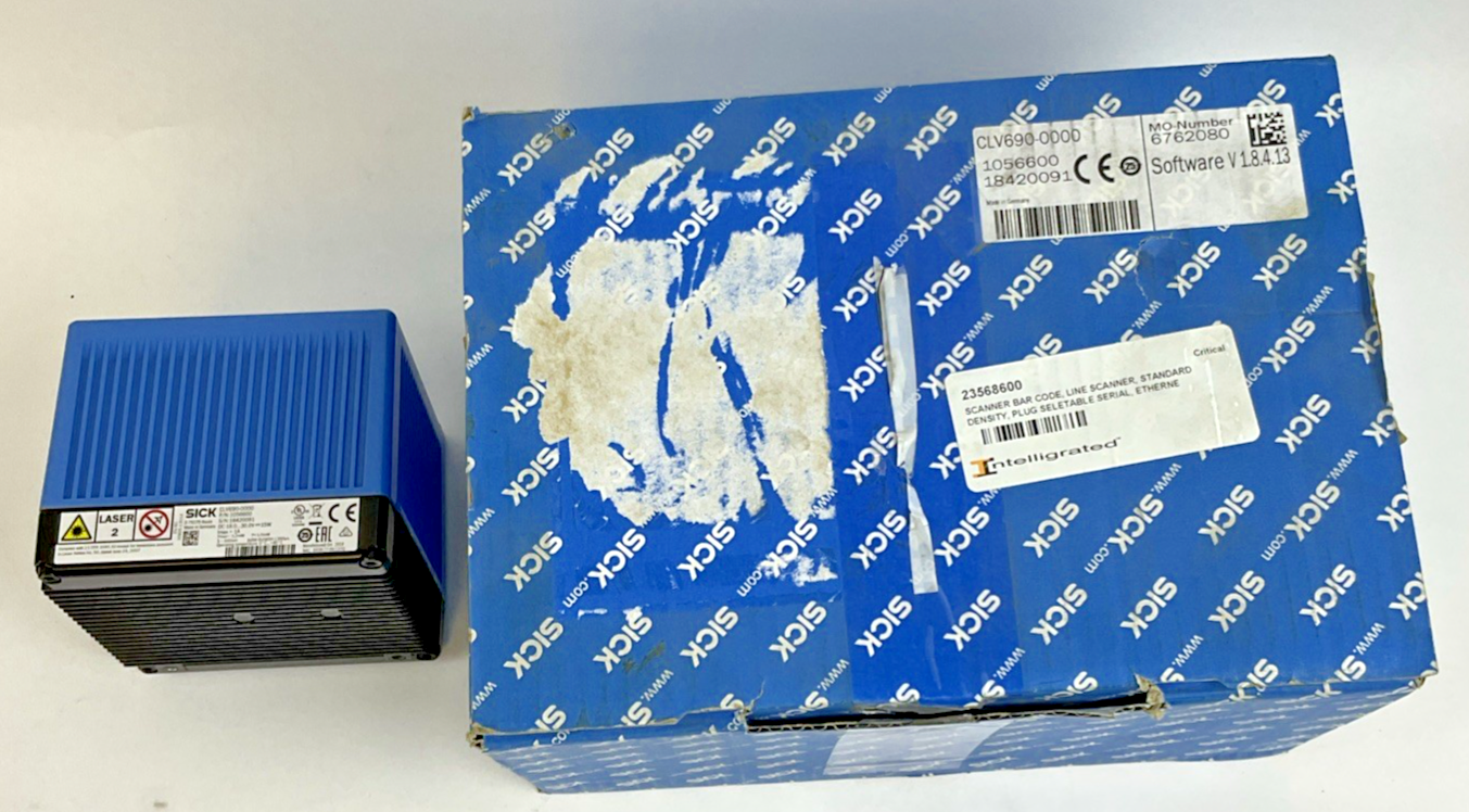 SICK CLV690-0000 BARCODE SCANNER 1056600 30VDC 15W