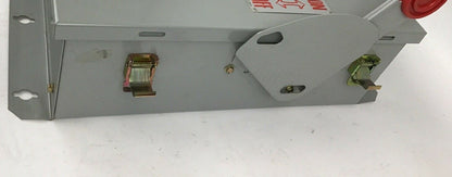 CUTLER HAMMER DH661FDK HEAVY DUTY 30AMP 600V 6POLE FUSIBLE DUSTTIGHT TYPE 12