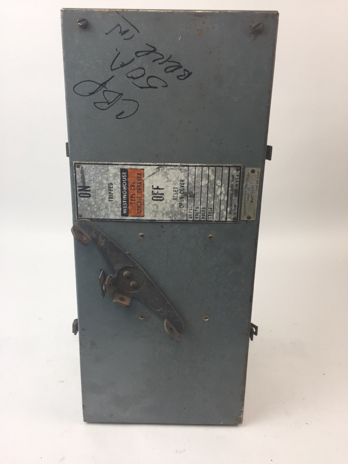 WESTINGHOUSE CBP 50A BREAKER BUS PLUG 600VAC 3 POLE