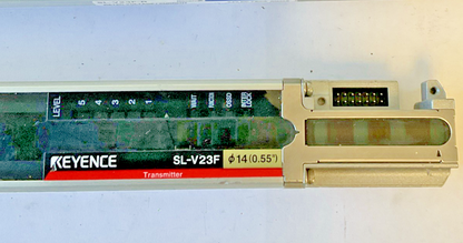 KEYENCE SL-V23F TRANSMITTER AND RECIEVER 24VDC 78MA VER.3 9.1MS TYPE4