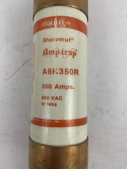 Gould Shwmut Amp-trap A6K350R 350A 600V Fuse