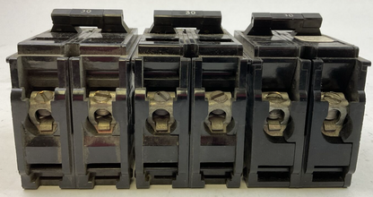 MURRAY / CROUSE-HINDS MP230 CIRCUIT BREAKER 30AMP 2POLE 120/240VAC (LOT OF 3)