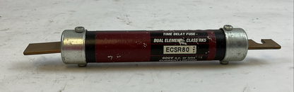 BULLET ECSR80 600VAC 80 AMP TIME DELAY DUAL ELEMENT CLASS RK5 FUSE