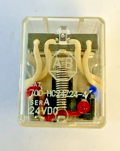 ALLEN BRADLEY 700-HC24Z24-4 RELAY 24VDC SER.A 1/6HP 5A 50/60HZ ***LOTOF9***