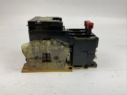 SQUARE D 8536SBG2 SIZE 0 STARTER 600VAC 5HP B4.85 HEATERS 31041-400-42 COIL 120V