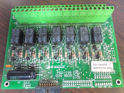 LA MARCHE S2A-198-0202 / W29181-T40-1861 / P60-198 / ECN 9839 CIRCUIT BOARD