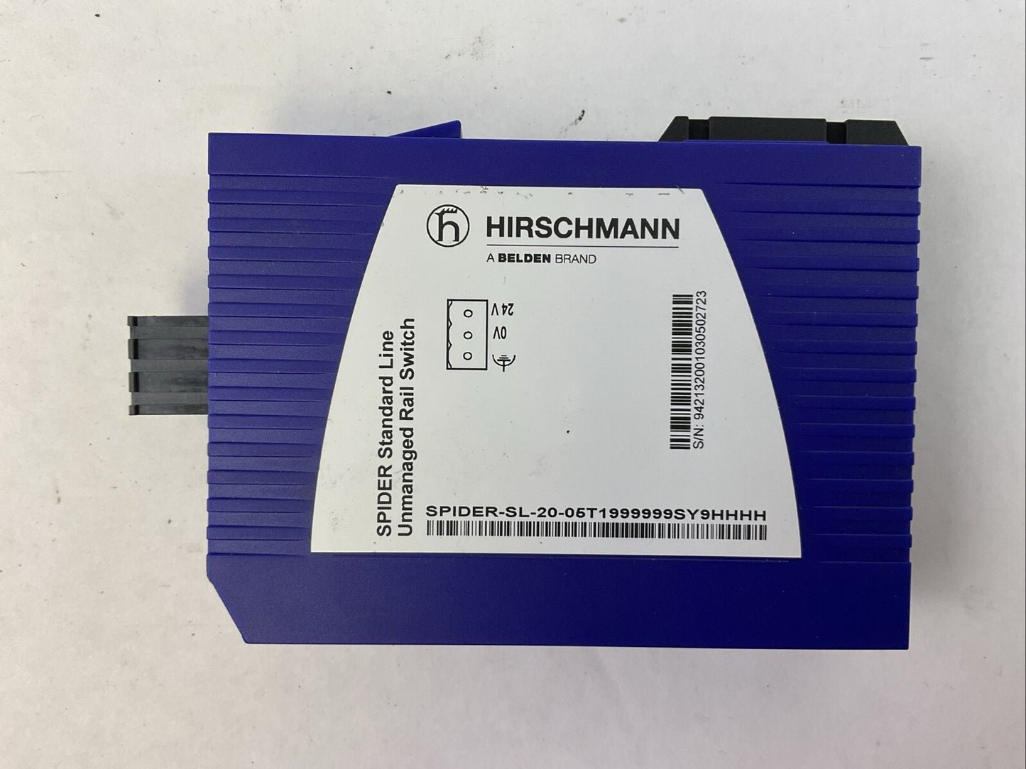 HIRSCHMANN SPIDER-SL-20-05T1999999SY9HHHH ETHERNET SWITCH 12-24VDC