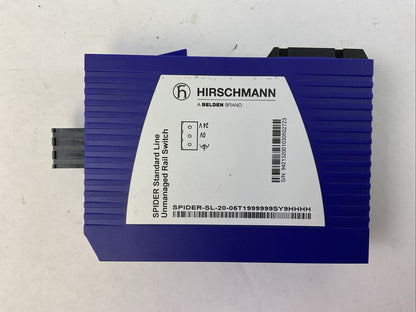 HIRSCHMANN SPIDER-SL-20-05T1999999SY9HHHH ETHERNET SWITCH 12-24VDC