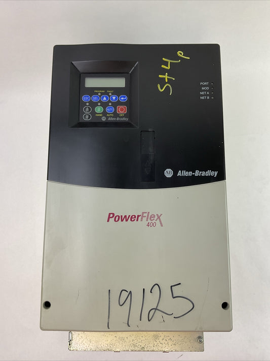 ALLEN BRADLEY 22C-D038A103 SER A FRN 7.01 AC DRIVE OUTPUT 0-460VAC 18.5kW/25HP