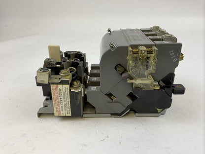 FURNAS STARTER 40GP107452U 600VAC 60A 30HP 3PH 75D73070A COIL 110-120V 48GC31AA3