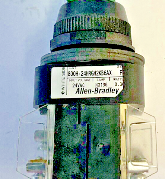 ALLEN BRADLEY 800H-24HRGH2KB6AX SELECTOR SWITCH SER F 24VAC 0.30WATTS