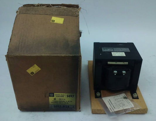ALLEN BRADLEY 1497-N34 SER. A CONTROL CIRCUIT TRANSFORMER,.750KVA, PRI 240/480V