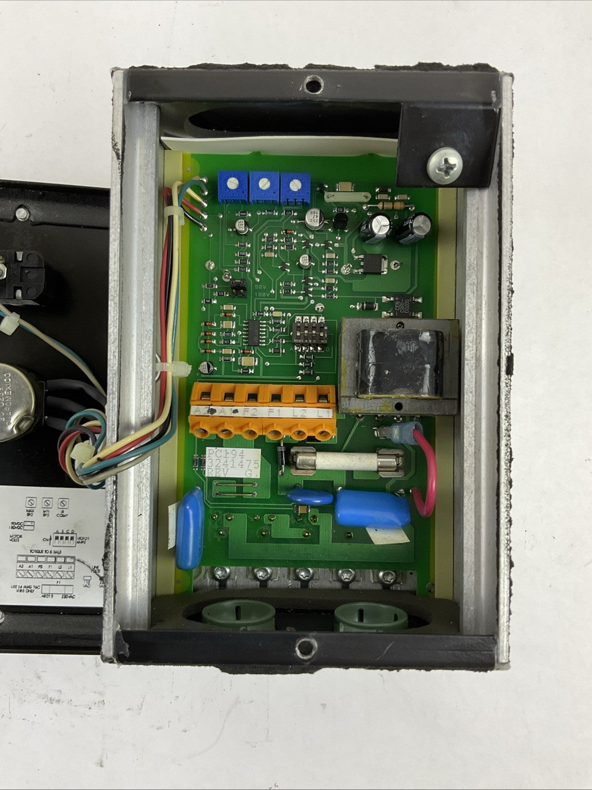 TB WOOD'S E1C0015 DC MOTOR CONTROL 1.5HP 115/230VAC 50/60HZ TYPE 4 E-TROL+PLUS