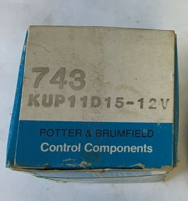 POTTER & BRUMFIELD KUP11D15 12VDC RELAY 600VAC 3A 1/2HP