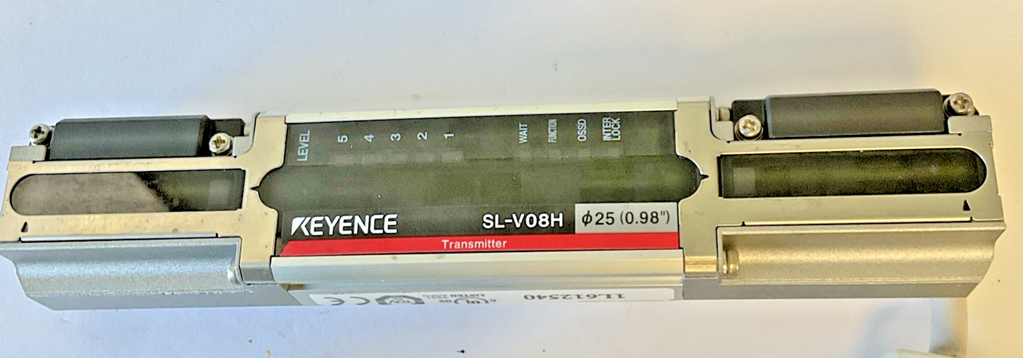 KEYENCE SL-V0H-T / SL-V08H-R  TRANSMITTER AND  RECIEVER 24VDC WITH CABLES