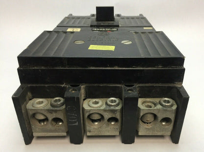GE TB43F TRI-BREAK CIRCUIT BREAKER 600VAC 250A TRIP A6KA CURRENT LIMITING FUSES