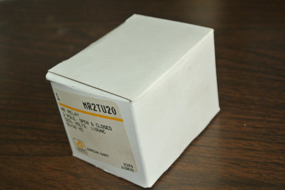 ARROW HART / COOPER MR2TU20 MR RELAY, 2 POLE, OPEN & CLOSED / 110V - BOX of 10
