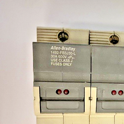 ALLEN BRADLEY 1492-FB3J30-L FUSE HOLDER SER.B 30A 600V CLASS J