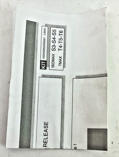 ABB 1SD A054872SHUNT OPENING RELEASE 125VDC 127VAC