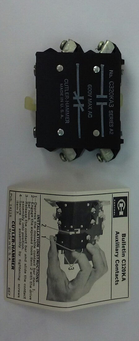 CUTLER HAMMER N.O. N.C. C320KA3