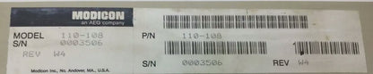 MODICON/ AEG 110-108 MODEL PLS4 POWER SUPPLY, REV W4