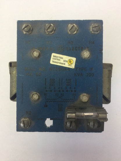 GE 9T58B44 TRANSFORMER 240/480V 60HZ TYPE IP 0.100KVA