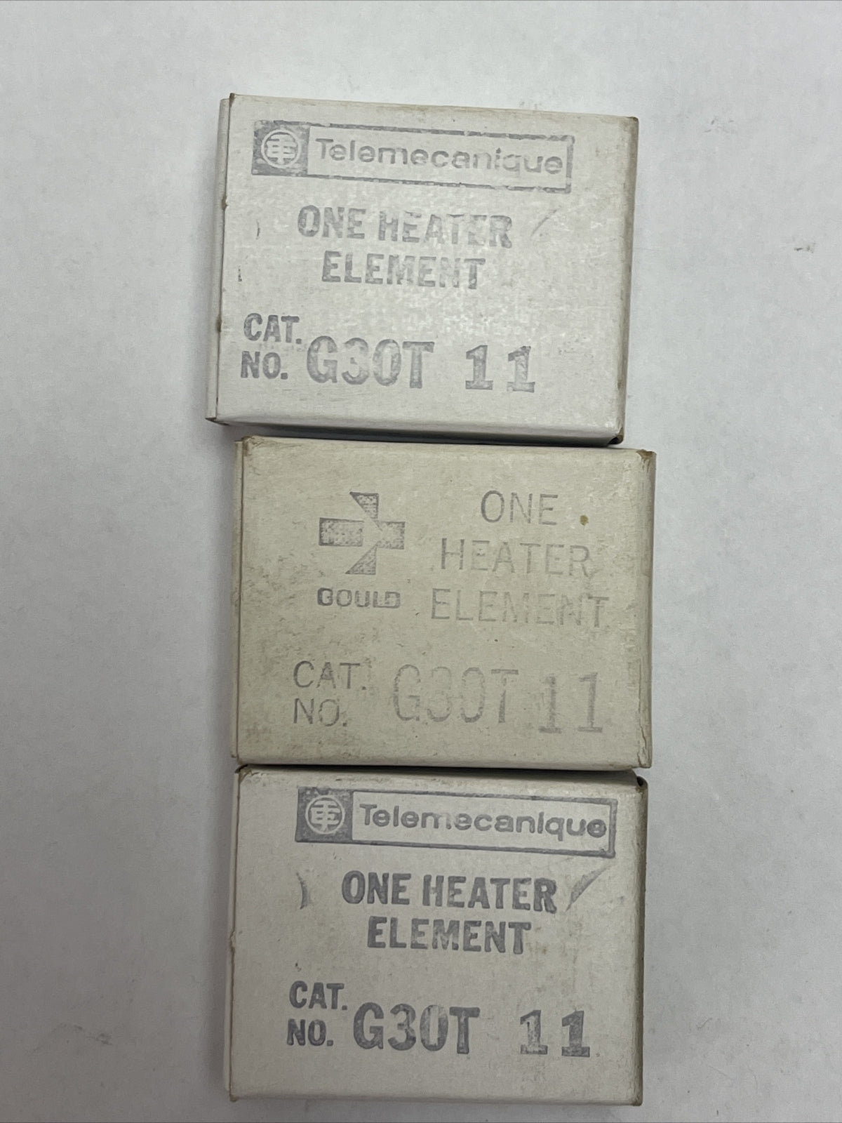 GOULD TELEMECANIQUE G30T11 HEATER ELEMENT (LOT OF 3)