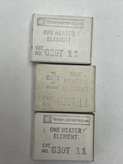 GOULD TELEMECANIQUE G30T11 HEATER ELEMENT (LOT OF 3)
