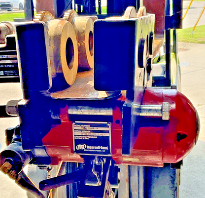 INGERSOLL RAND 7792A-3HA10-C6 15FT CHAIN HOIST 3000LBS W/TIR6600 TROLLEY TIR-A53